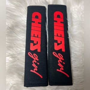 Brand new Kansas City Chiefs seatbelt covers